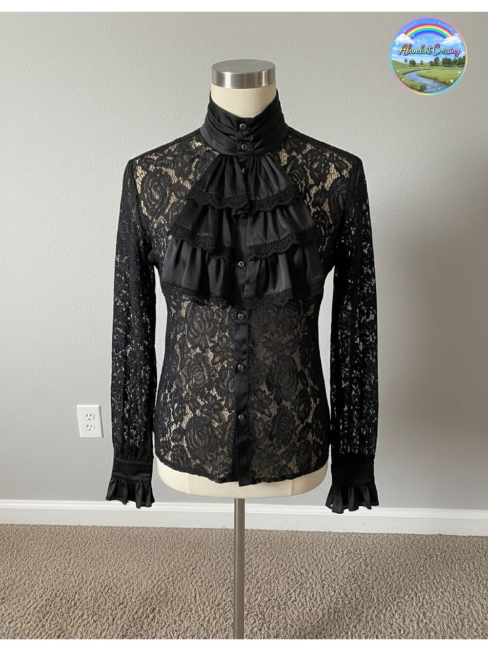 Men's Pirate Vampire Renaissance Victorian Gothic Costume Shirt